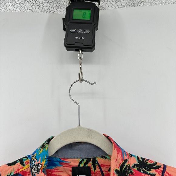 Vans Hawaiian Palm Tree Camping Shirt Mens M Tailored Fit Short Sleeve Button Up - Picture 7 of 7